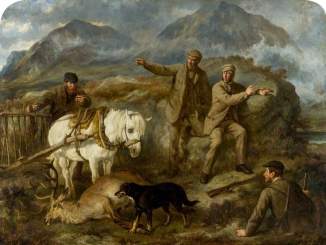 Steel, Gourlay, 1819-1894; Deerstalking on Jura