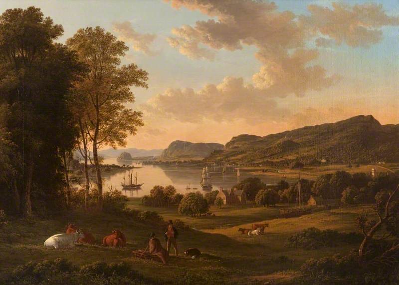 Knox, John, 1778-1845; The Clyde from Dalnottar Hill