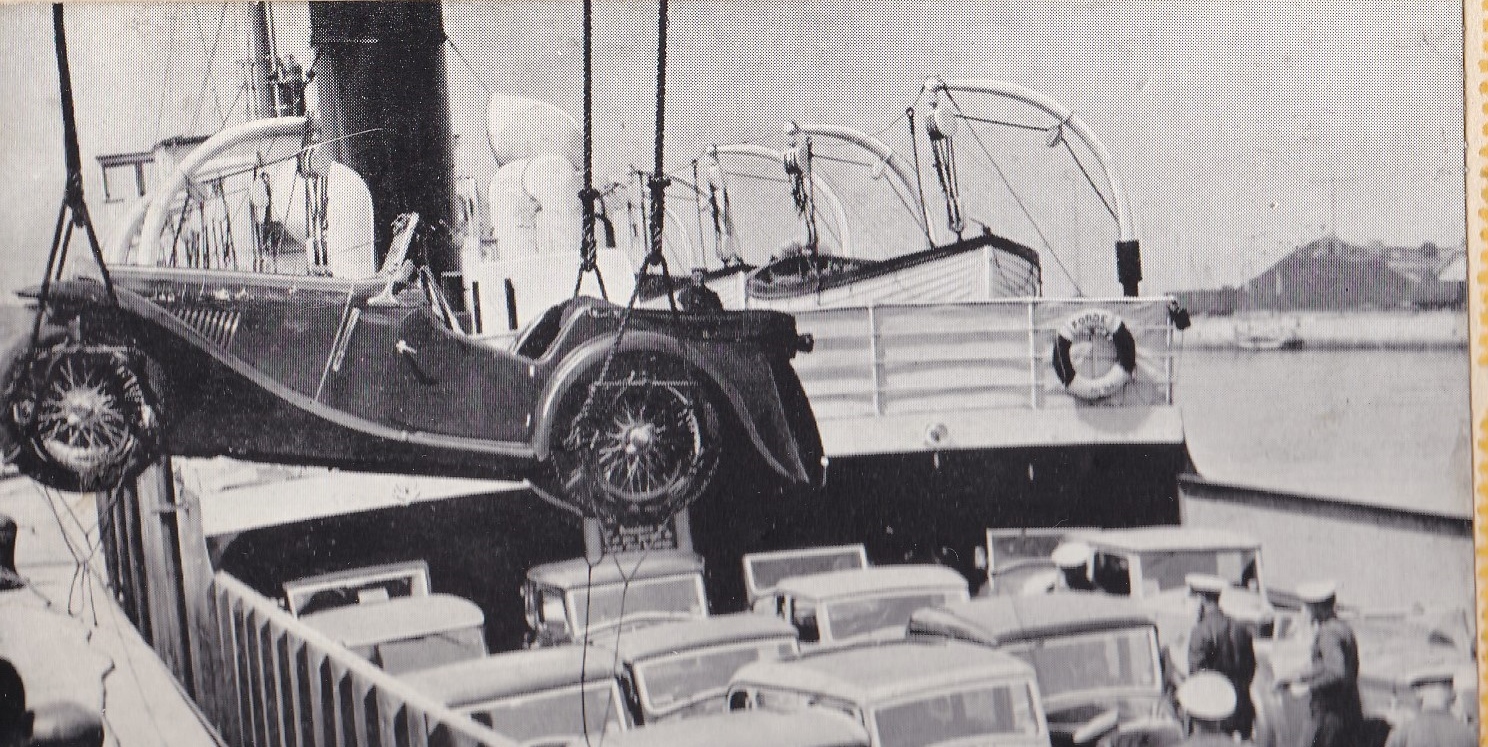 Car ferry in 1937