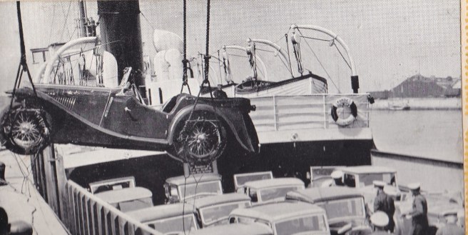 Car ferry in 1937