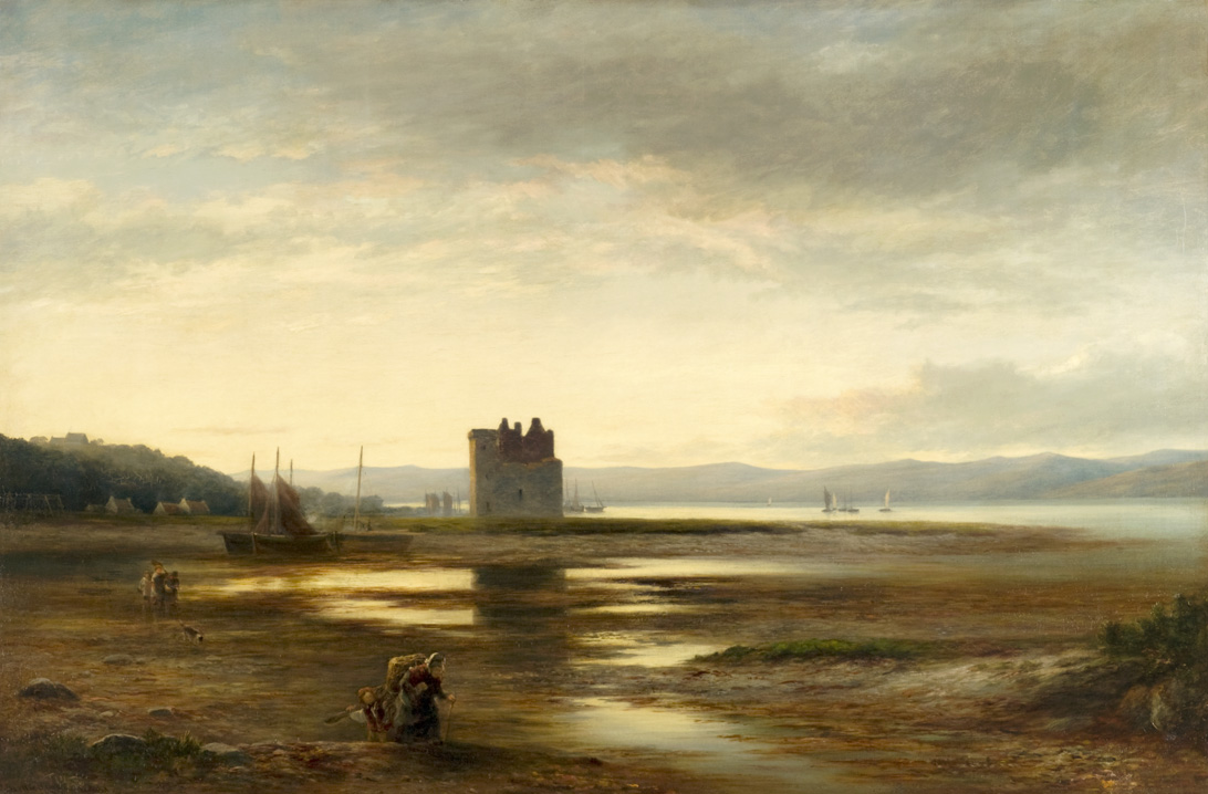 Lochranza Castle by William Beattie Brown © CSG CIC Glasgow Museums Collection